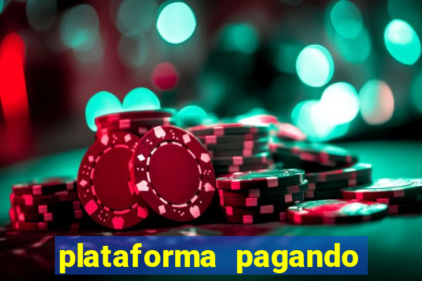 plataforma pagando bonus no cadastro